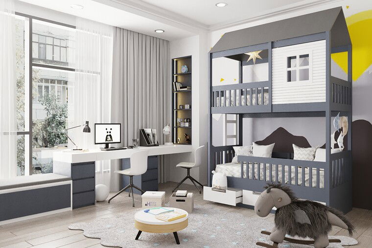 Online design Contemporary Kids Room by Gilang R. thumbnail