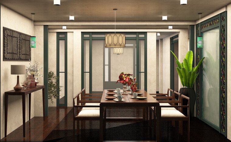 Online design Transitional Dining Room by Htike S. thumbnail