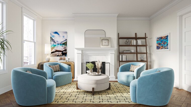 Online design Modern Living Room by Sarah R. thumbnail