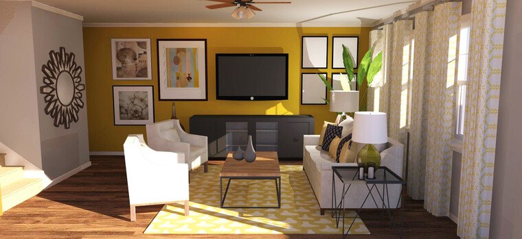 Online design Contemporary Living Room by Amandela A. thumbnail