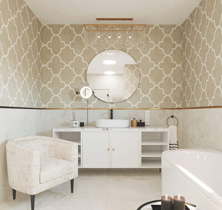 Diseño en línea Baño Glamuroso por Kristina B. miniatura
