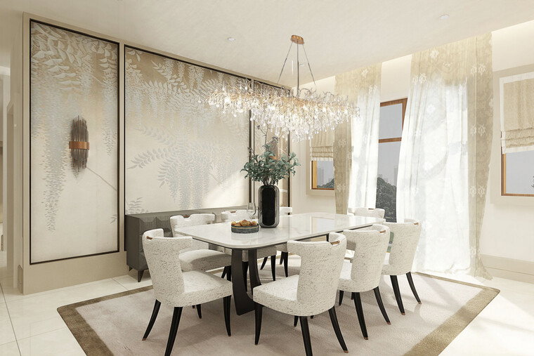 Online design Glamorous Dining Room by Mahirah H. thumbnail