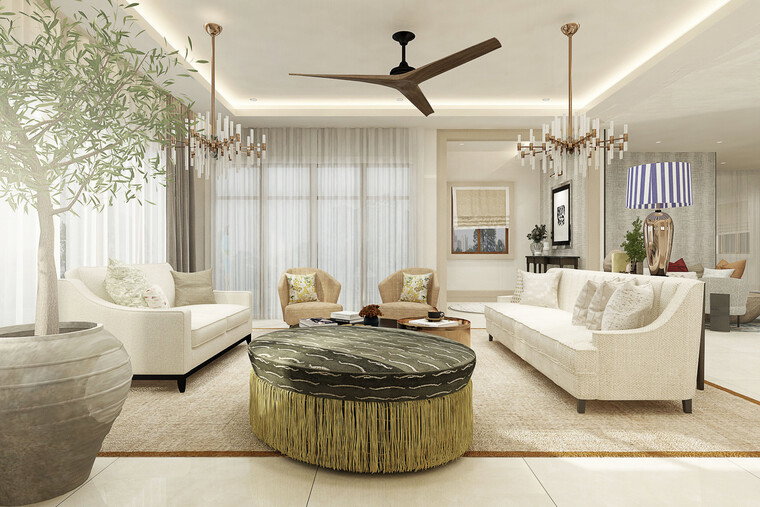 Online design Transitional Living Room by Mahirah H. thumbnail