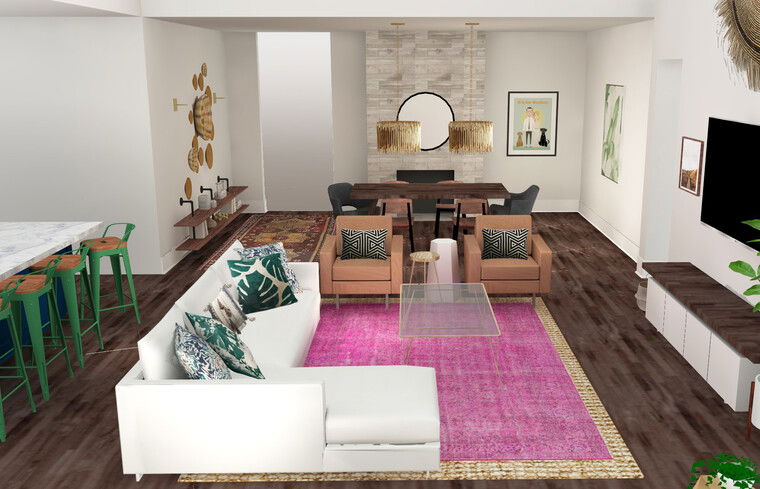 Diseño en línea de Combina Eclecticamente Sala-Comedor por Tabitha M miniatura