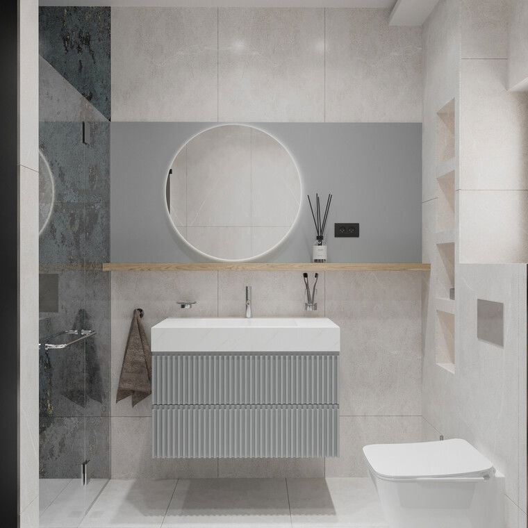 Diseño en línea Baño contemporáneo por Jelena D. miniatura
