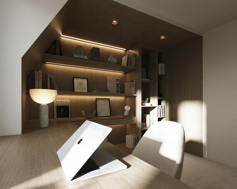 Online design Contemporary Home Office by Nathalie I. thumbnail
