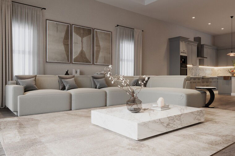 Online design Contemporary Living Room by Thoraya A. thumbnail