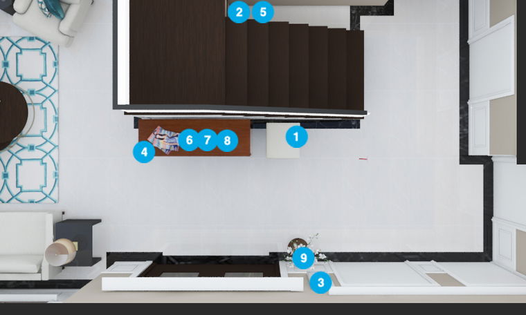 Online Designer Hallway/Entry Floorplan