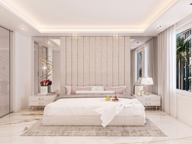 Diseño en línea Dormitorio Glamouroso por Esra S. miniatura
