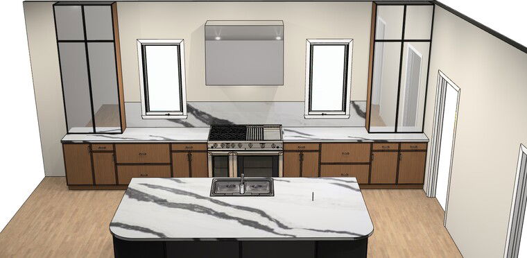 Online design Modern Kitchen by Jamie M. thumbnail