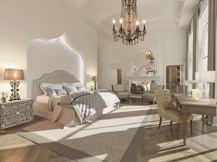 Online design Traditional Bedroom by Nathalie I. thumbnail