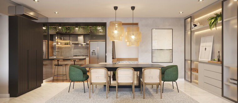 Online design Contemporary Dining Room by Jessica D. thumbnail