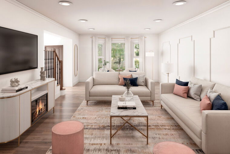 Online design Transitional Living Room by Lara D. thumbnail