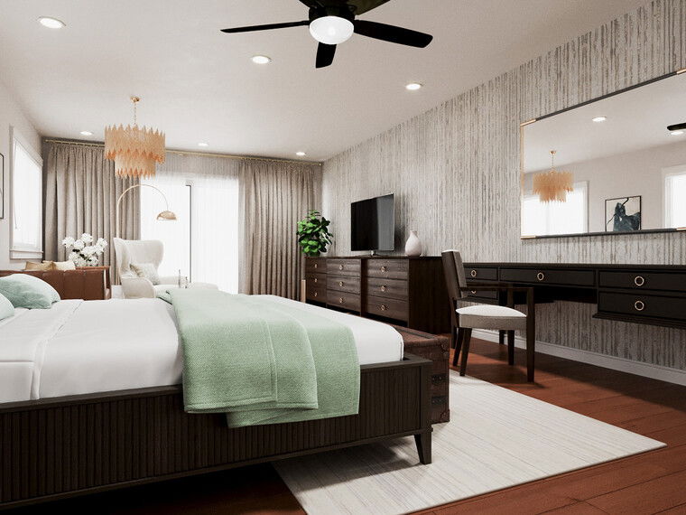 Online design Transitional Bedroom by Aida A. thumbnail