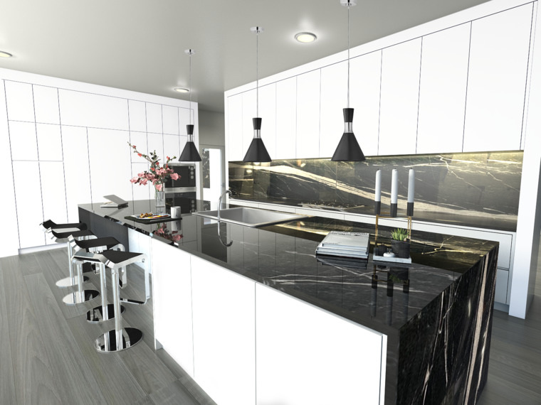 Online design Modern Kitchen by Lovisa K. thumbnail