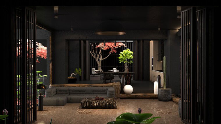 Online design Modern Living Room by Htike S. thumbnail