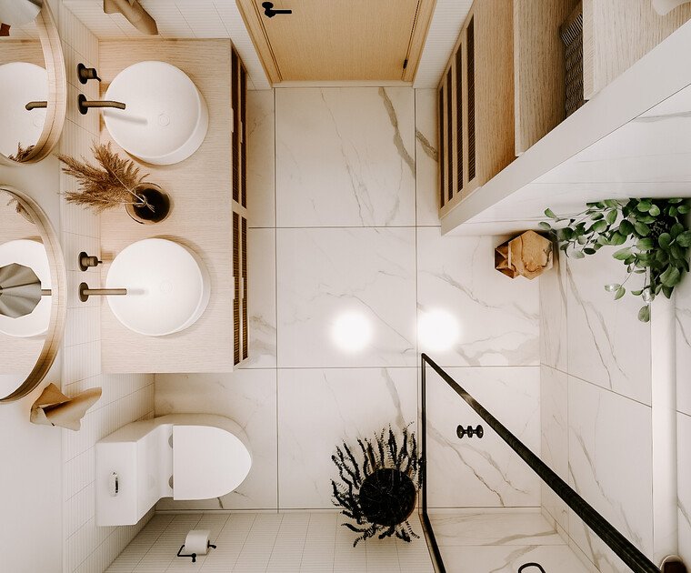 Online design Modern Bathroom by Martyna C. thumbnail