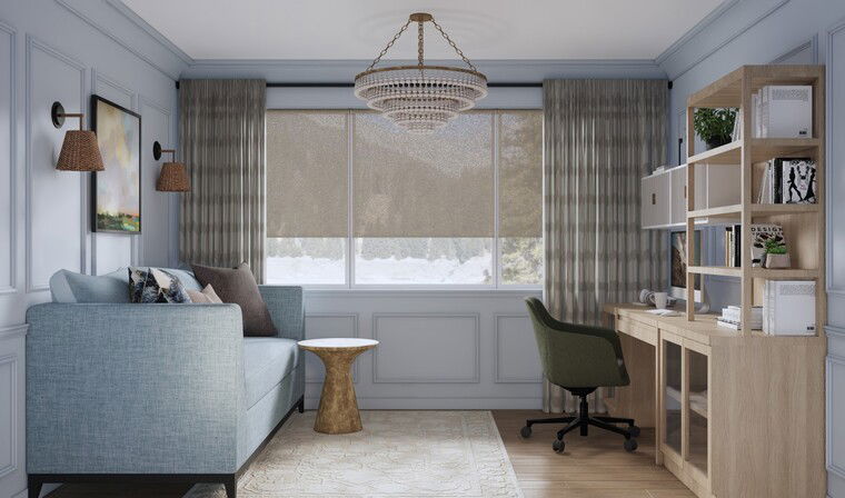 Online design Transitional Home Office by Christina N. thumbnail