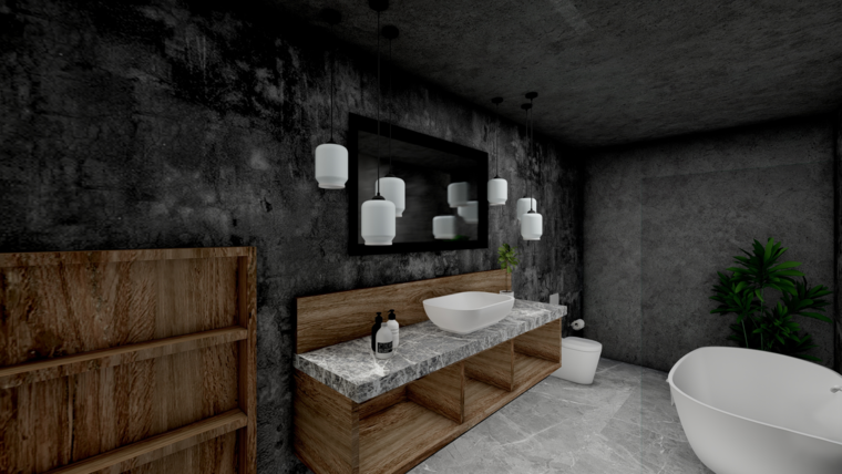 Online design Contemporary Bathroom by Seda G. thumbnail