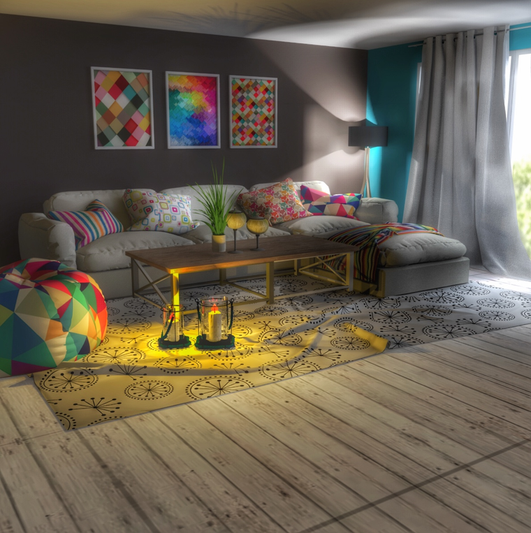 Online design Contemporary Living Room by Ahmed E. thumbnail