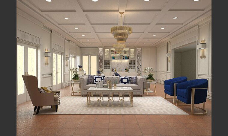 Online design Glamorous Living Room by Nor Aina M. thumbnail