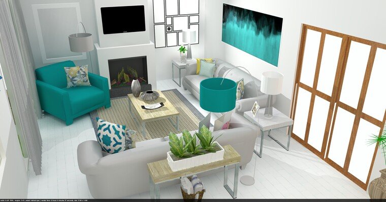 Online design Contemporary Living Room by Tamna E. thumbnail