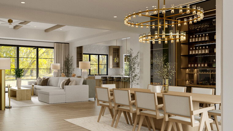 Online design Transitional Dining Room by Erika F. thumbnail