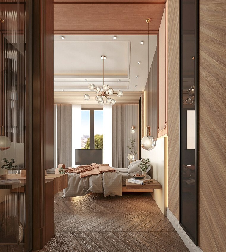 Online design Modern Bedroom by Leen A, thumbnail