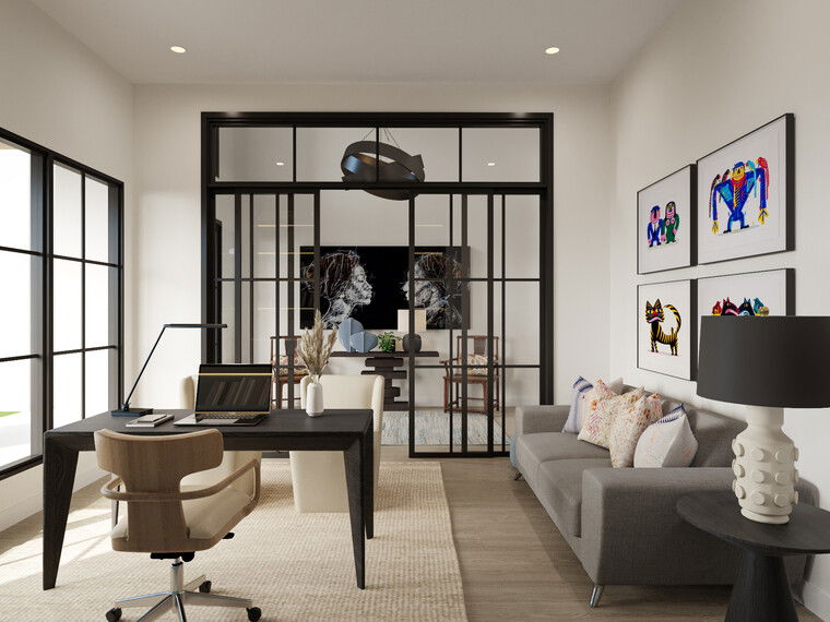 Online design Modern Home Office by Wanda P. thumbnail