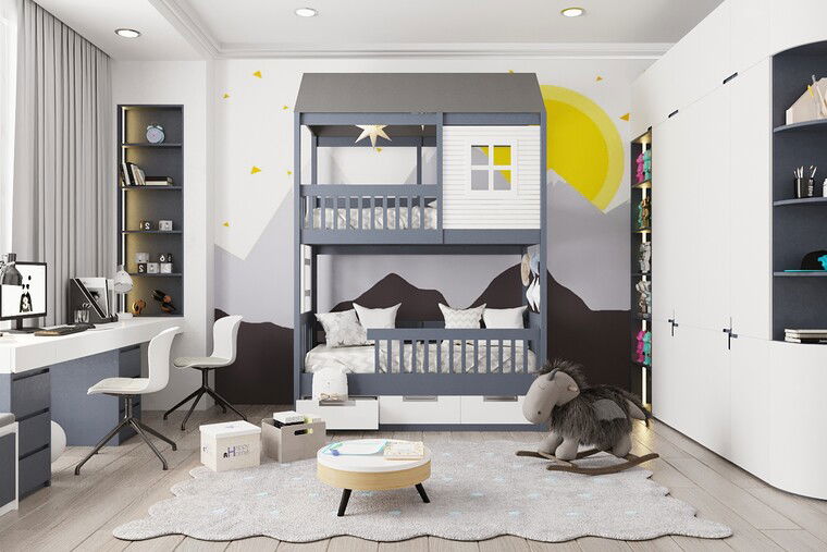 Online design Contemporary Kids Room by Gilang R. thumbnail