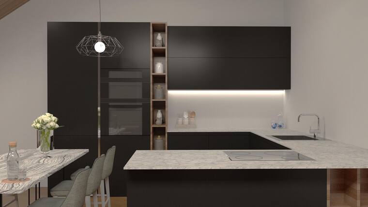 Online design Modern Kitchen by Adriana G. thumbnail