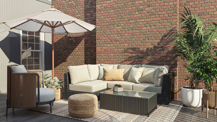 Online design Modern Patio by Pouneh A. thumbnail