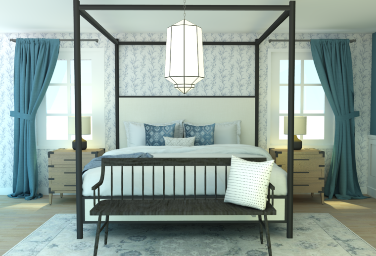 Online design Transitional Bedroom by Jillian M. thumbnail