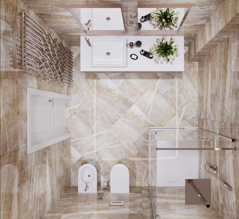 Diseño en línea Baño Contemporáneo por Saida G. thumbnail