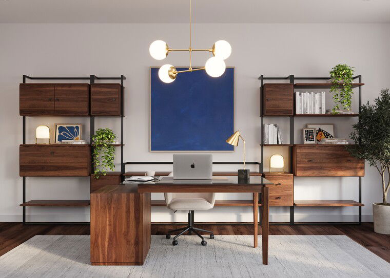 Online design Contemporary Home Office by Thoraya A. thumbnail
