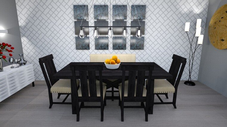 Online design Transitional Dining Room by Jas D. thumbnail