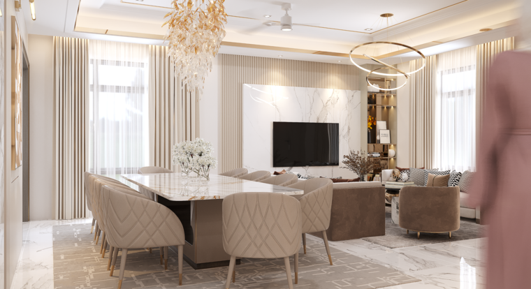 Online design Contemporary Combined Living/Dining by Alice H. thumbnail