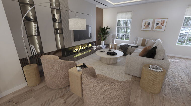 Diseño en línea Sala de estar moderna por Nikola P. miniatura