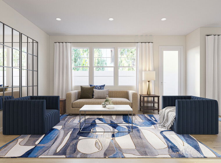Online design Modern Living Room by Sharné L. thumbnail