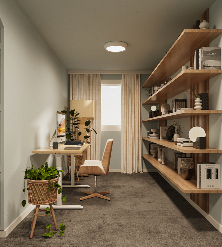 Online design Modern Home Office by Sahar M. thumbnail
