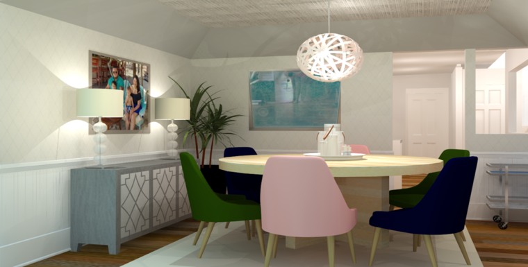 Online design Transitional Dining Room by Amber K. thumbnail