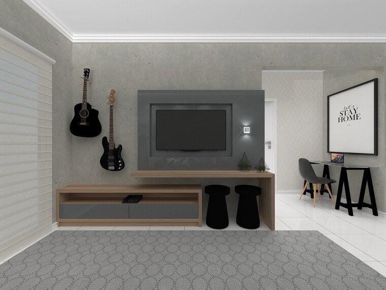 Online design Modern Living Room by Luciana N. thumbnail