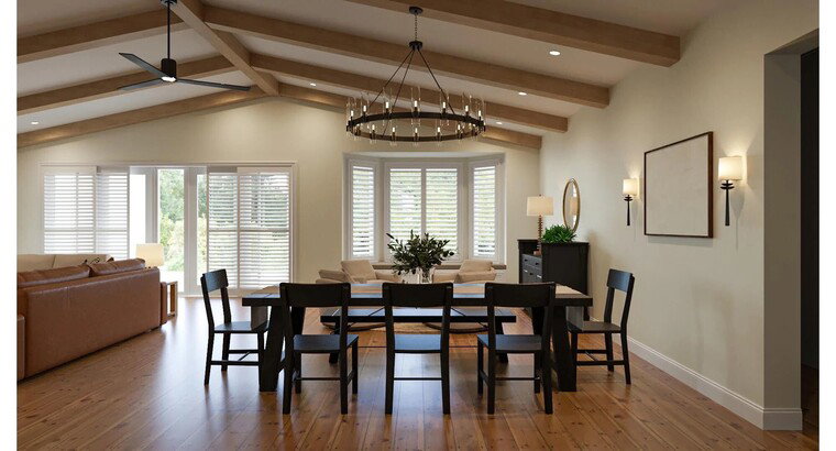Online design Transitional Combined Living/Dining by Ashley S. thumbnail