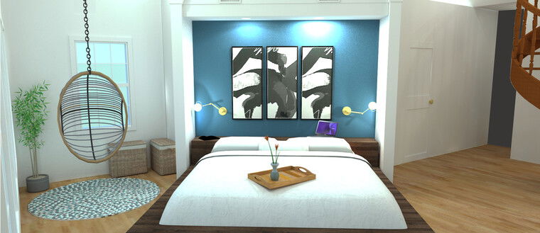 Online design Eclectic Bedroom by Merry M. thumbnail