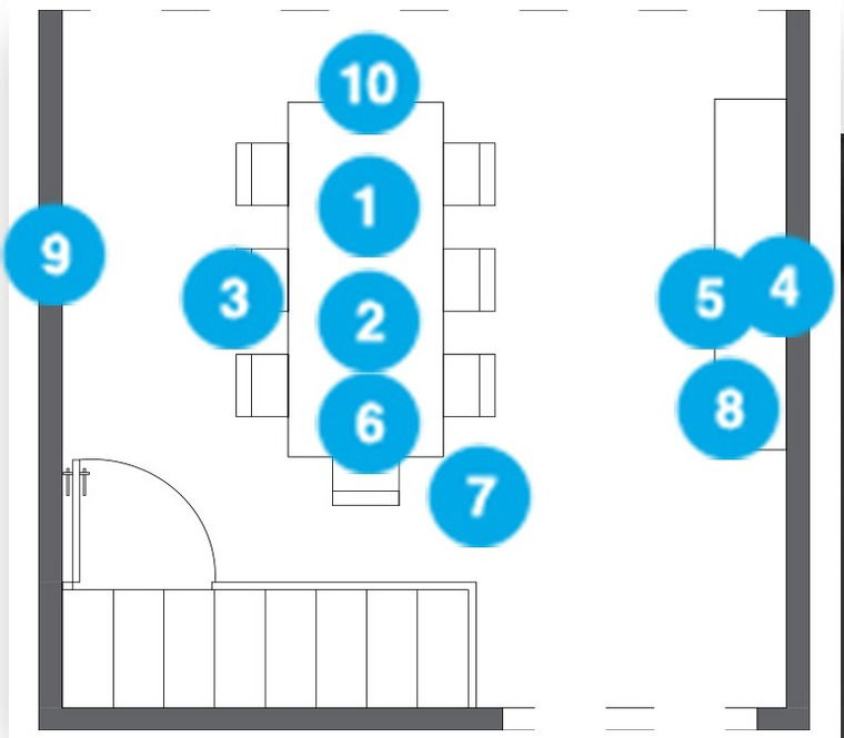 Online Designer Dining Room Floorplan