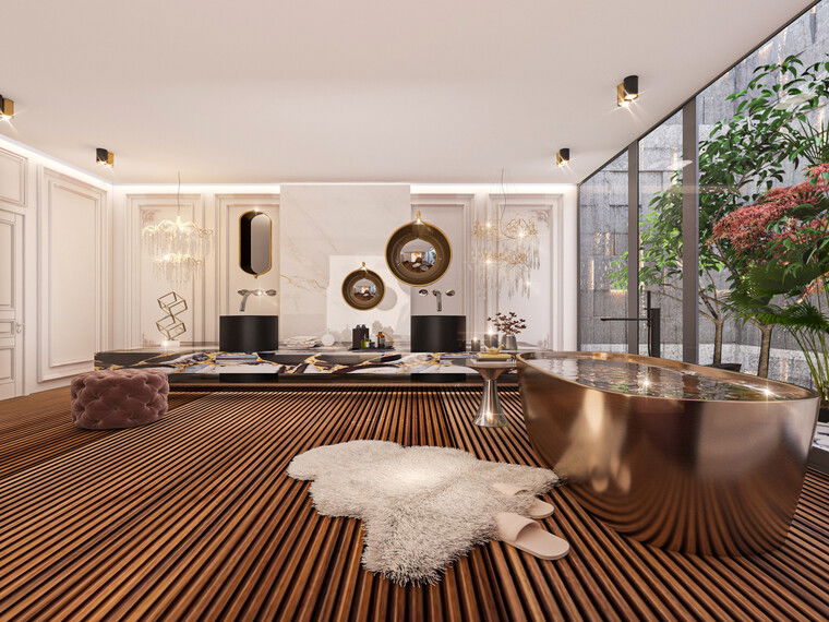 Online design Transitional Bathroom by Esra S. thumbnail