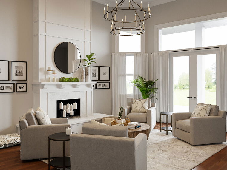 Online design Transitional Living Room by Casey H. thumbnail