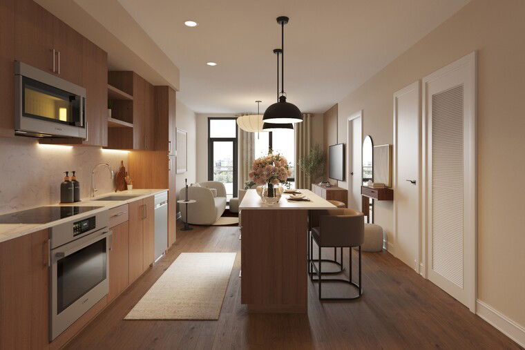 Online design Contemporary Combined Living/Dining by Pateniah M. thumbnail