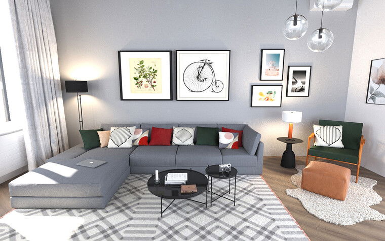 Online design Eclectic Living Room by Janja R. thumbnail