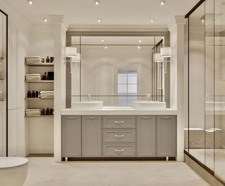 Online design Transitional Bathroom by Fereshteh H. thumbnail